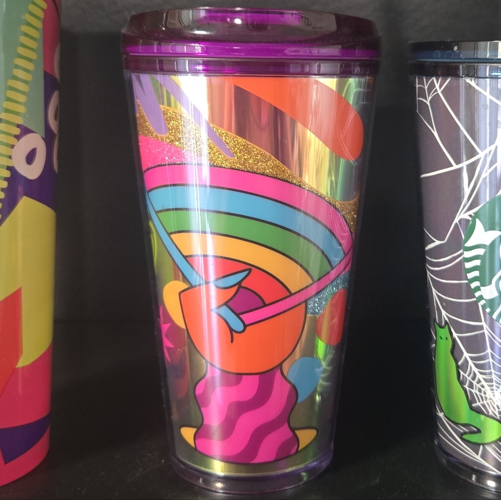 Starbucks Pride 2023 Tim Singleton Collection Cold Cup, 16-ounce 2023